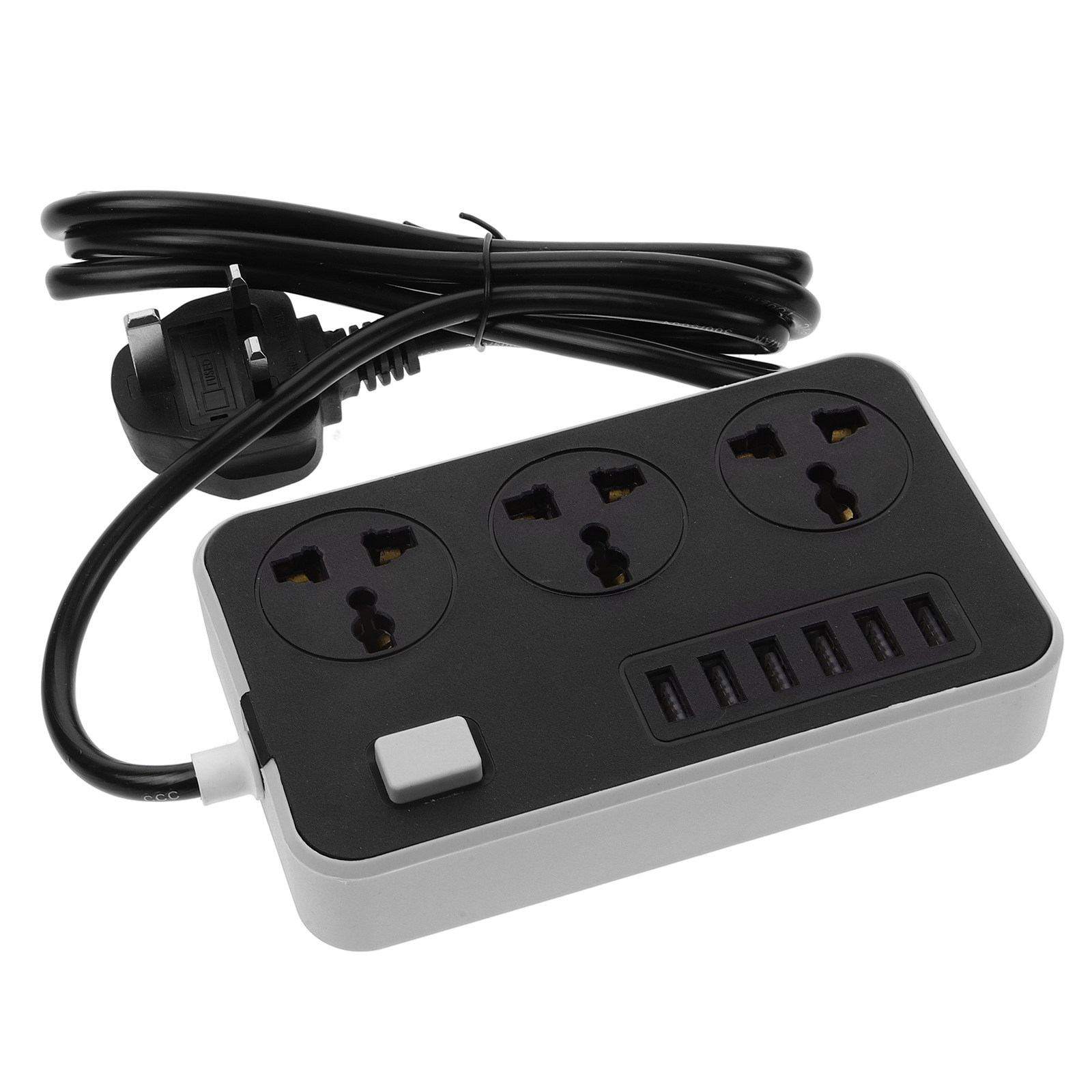Outdoor Use Power Strip - ปลั๊กพ่วงสำหรับเดินทาง พร้อมพอร์ต USB แผงเต้ารับไฟฟ้าแนวตั้งอเนกประสงค์ ปลั๊กพ่วงแบบพกพา ป้องกันไฟกระชาก