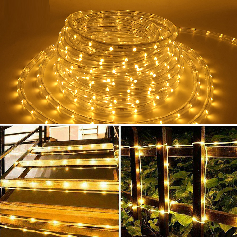 220V 110V Rainbow Tube เชือกกั - Outdoor Power Strip Weatherproof บทวิจารณ์และราคา