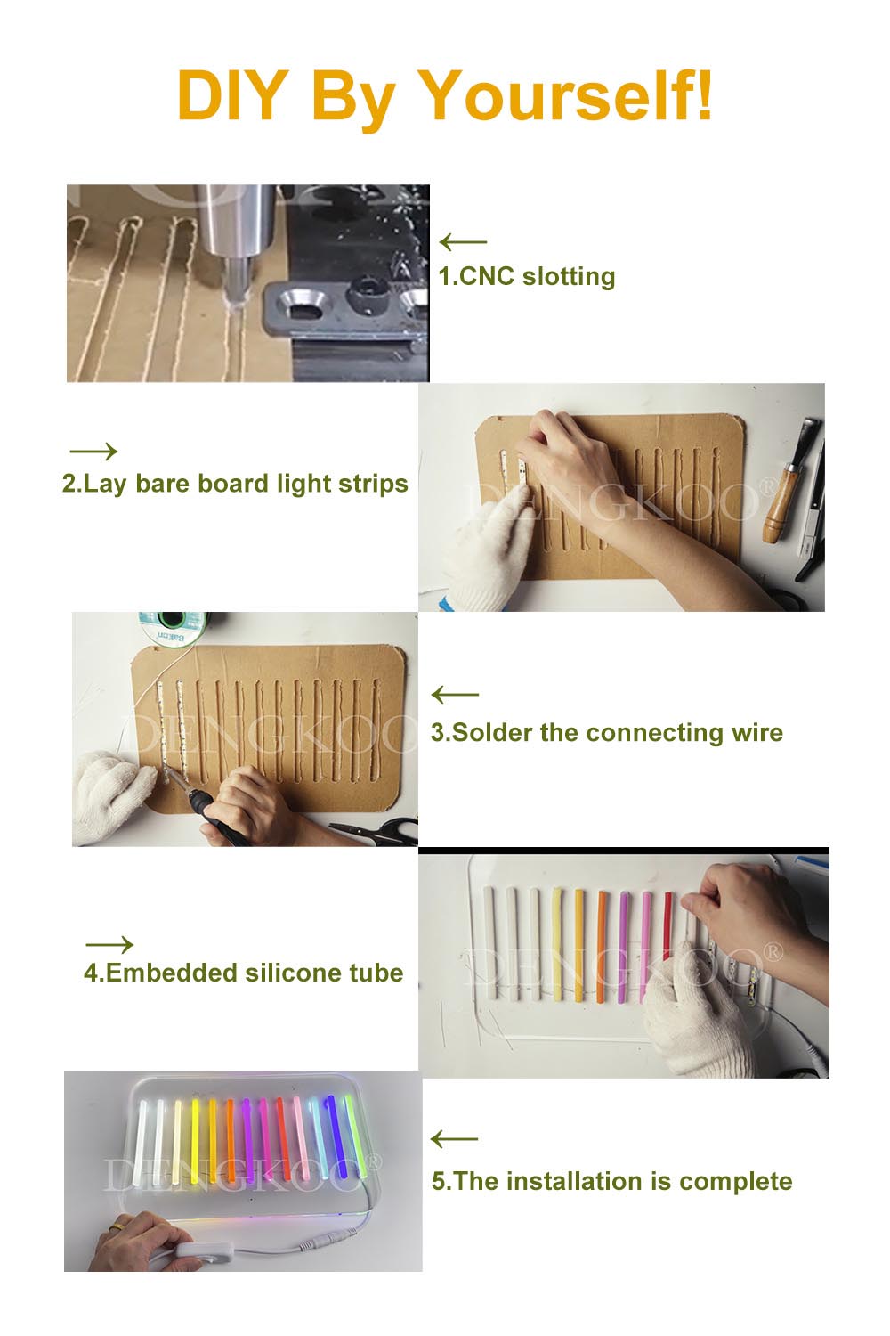 6มม. ซิลิโคนแยกนีออน LED หลอดน - Outdoor Power Strip Weatherproof บทวิจารณ์และราคา